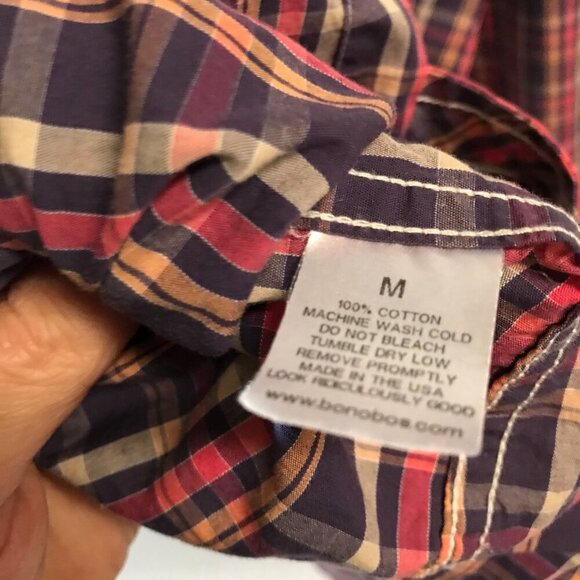 BONOBOS MENS SHIRT SIZE M - Picture 4 of 6